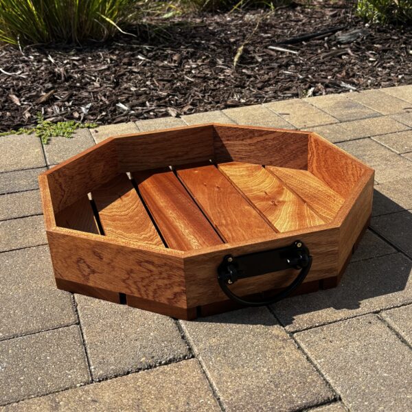Sapele Octagonal Tray