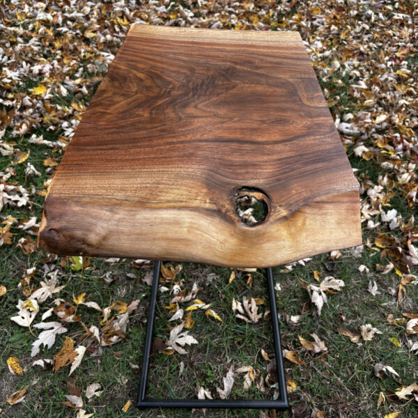 Black Walnut Live Edge Side Table